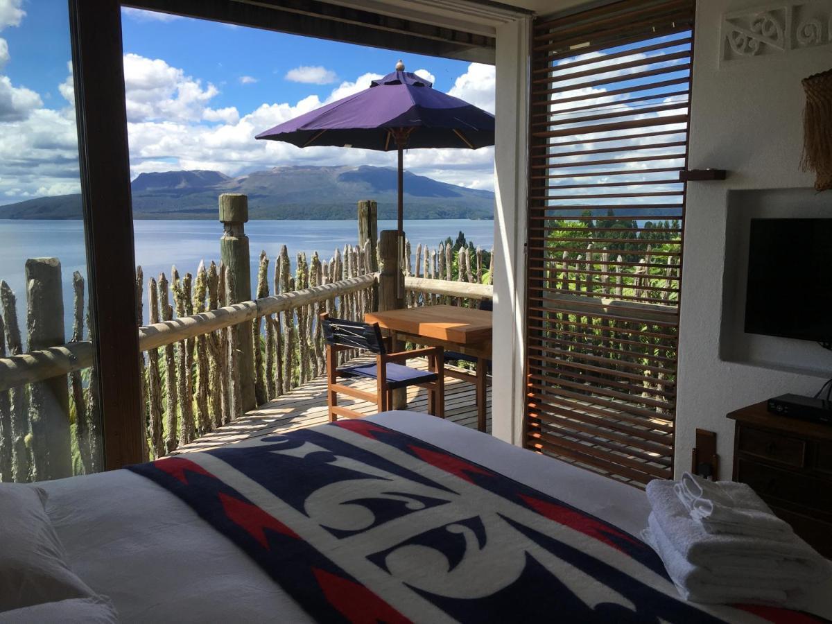 Te Whare -Lake Tarawera Tree-Top Nest 외부 사진